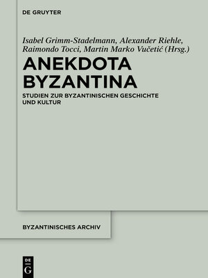 cover image of Anekdota Byzantina